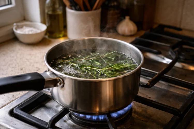Boiling Rosemary on the Stove Is the Old-World Home Ritual That Instantly Refreshes Your Space and Calms the Mood
