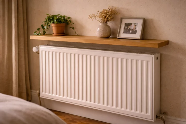 How a Simple Shelf Above the Radiator Can Boost Heat Efficiency and Quietly Lower Your Energy Bills
